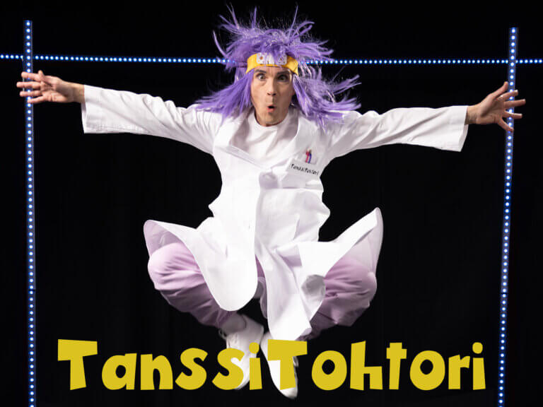 TanssiTohtori Espoon kulttuurikeskuksen Louhisalissa 20.11. klo 18 ja 22.11.2025 klo 14